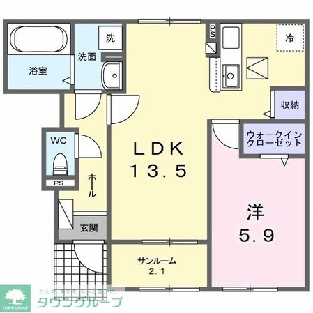 パラッツオ Cの物件間取画像